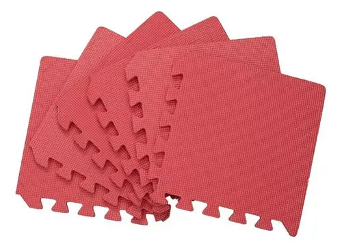 Multieva Piso De Goma Eva 6 Piezas 30cm Rojo 93094ro