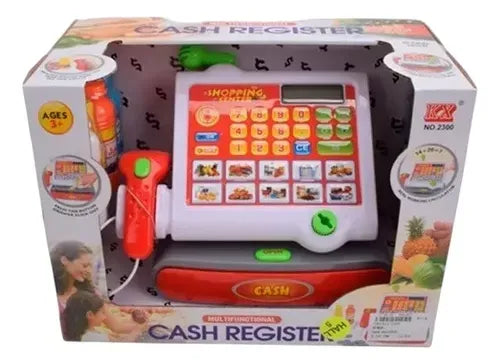 Caja Registradora Con Botonera Rojo 1581412 E.normal