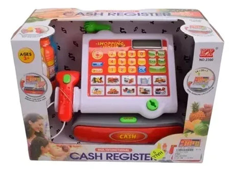 Caja Registradora Con Botonera Rojo 1581412 E.normal