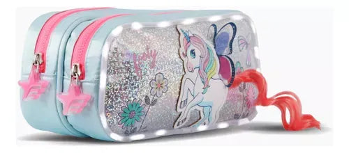Footy Cartuchera Unicorn Wings con luz led F63042.01.UNICO
