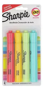 Sharpie Resaltadores Tank x4 2165242