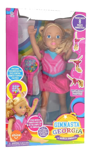 Muñeca Interactiva Georgia Gimnasta Hun0262