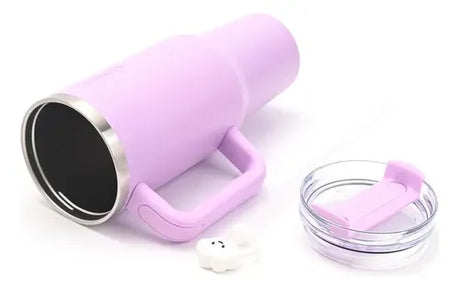 Skora Vaso Termico Con Bombilla Y Tapon Nube 1200ml Lila 40138