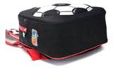 Mochila C/Luz Petit Termoformada Futbol Red 22x30x10cm 12P 41319