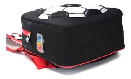 Mochila C/Luz Petit Termoformada Futbol Red 22x30x10cm 12P 41319