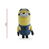 Peluche Minion Dick Lentes De Plastico 22cm Mn091