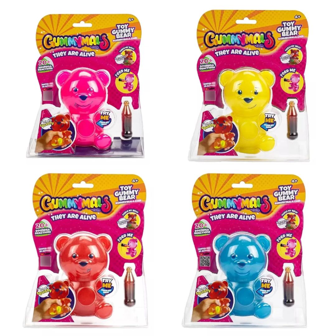 Combo Gummymals X 4 Osos Mascotas Interactivas Gum001