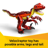 Lego Creator 3 En 1 Dinosaurio Feroz 31379 - vista 4