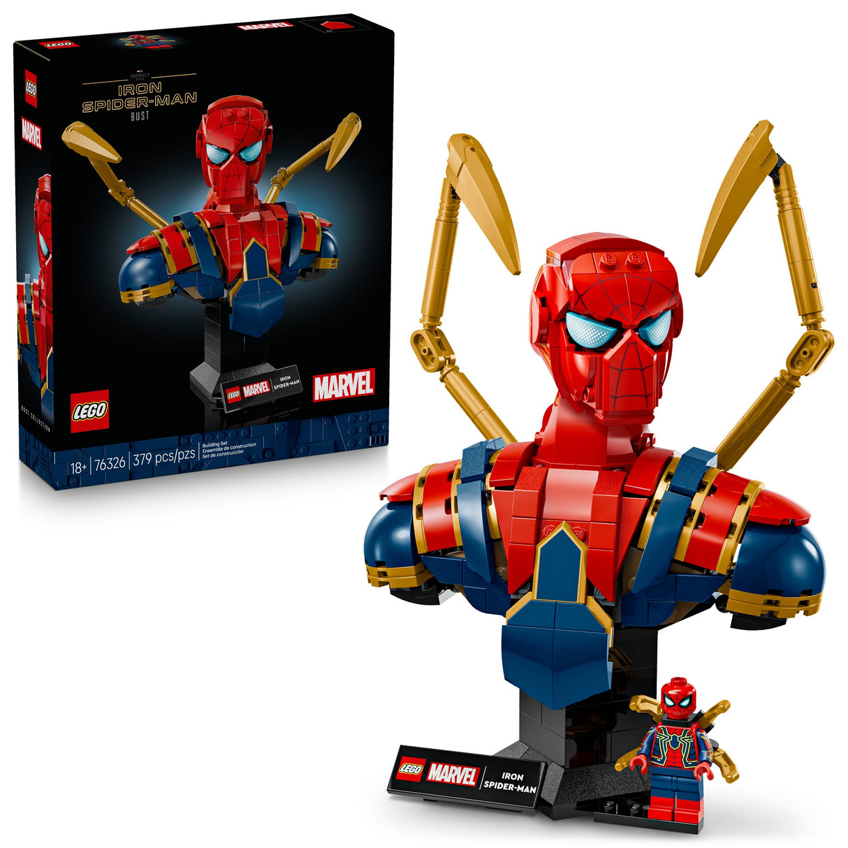 Lego Spiderman Busto De Iron Spider 76326 - vista 2