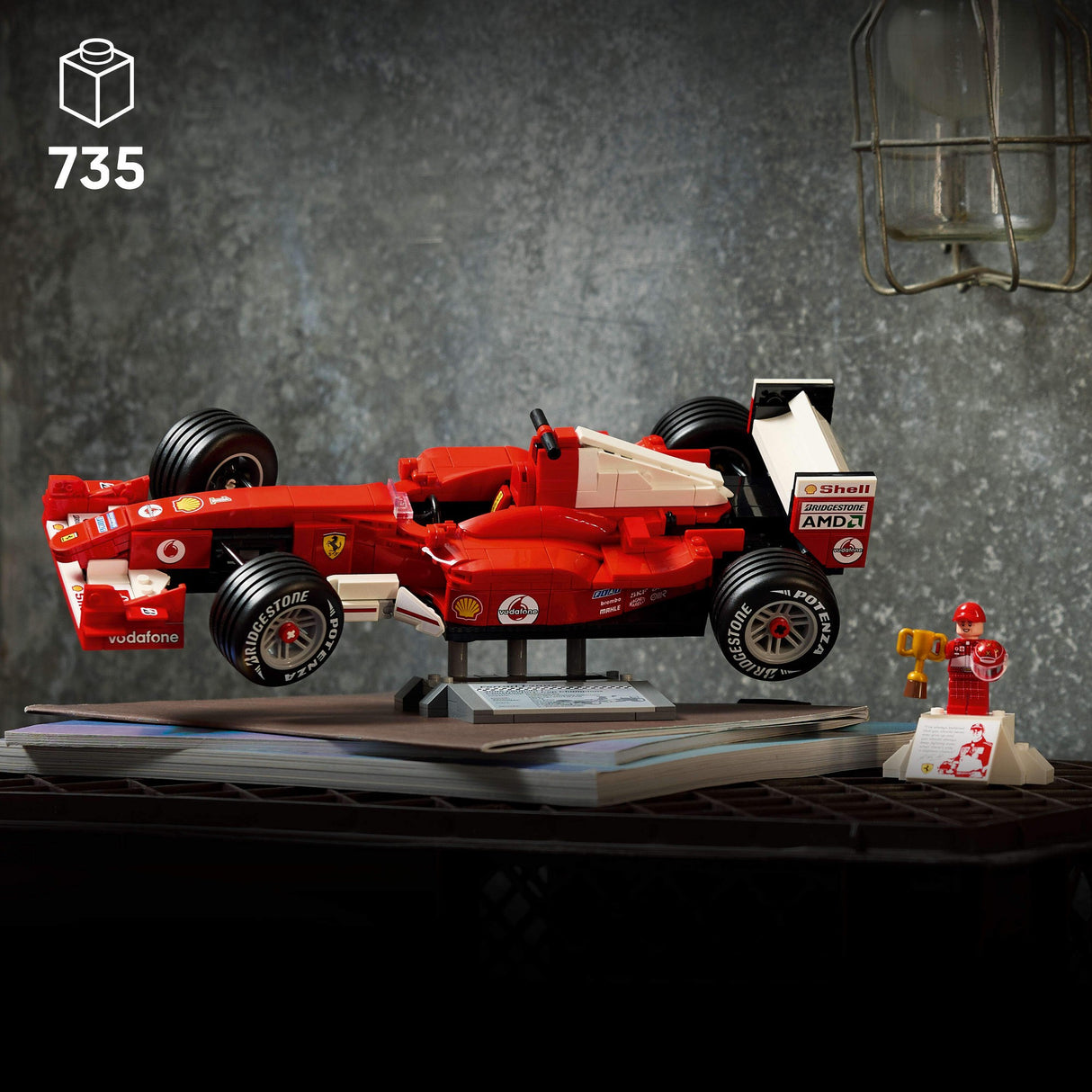 Lego Ferrari F2004 Michael Schumacher 11375 - vista 3