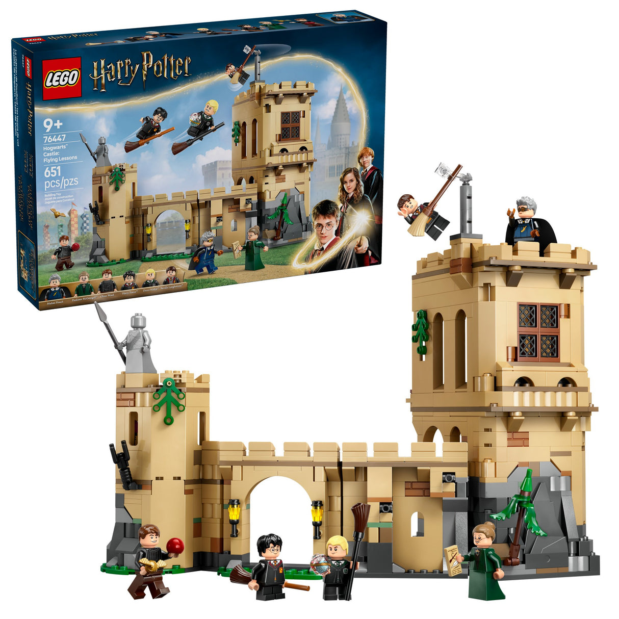 Lego Hogwarts Castle Flying Lessons 76447 - vista 2