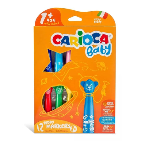 Carioca Baby Rotuladores Teddy 12 piezas 42816