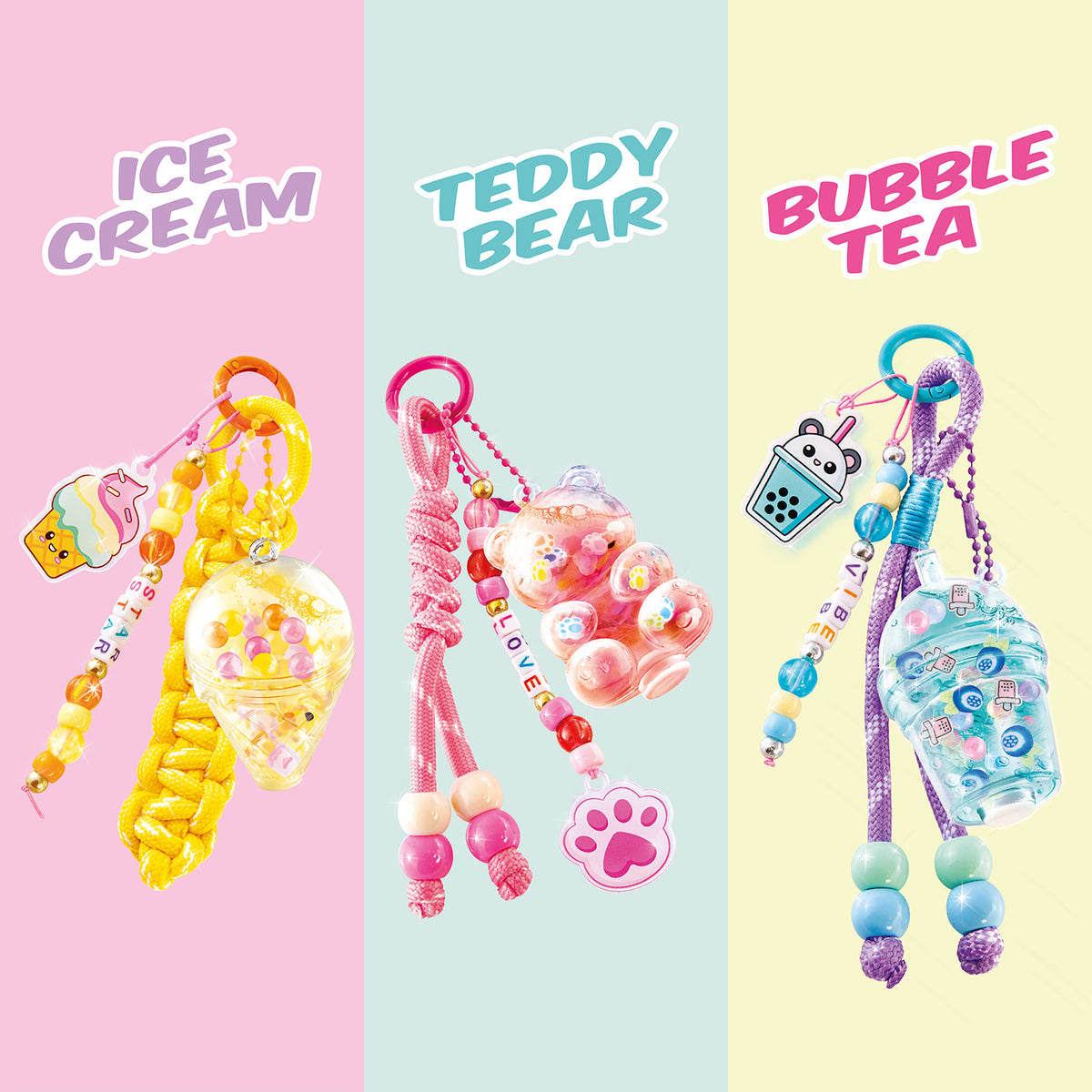 Style 4 Ever Key Chain Pack de 3 Llaveros 56296
