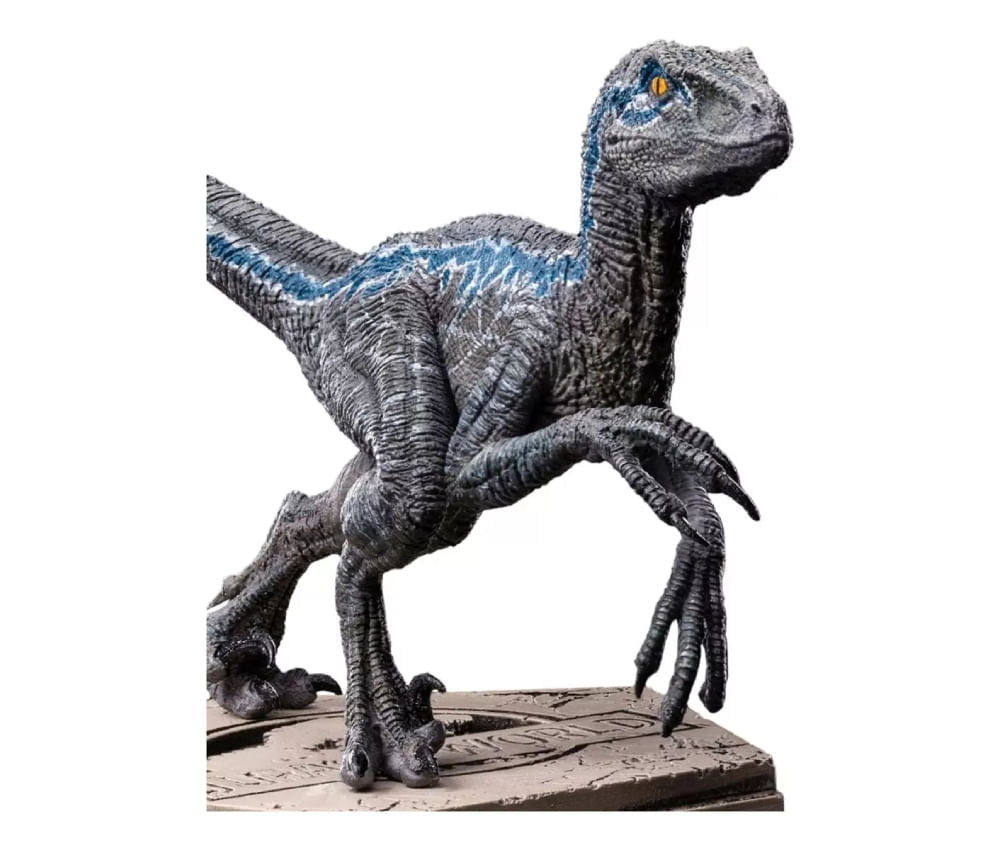 IRON STUDIOS VELOCIRAPTOR BLUE A JURASSIC WORLD ICONS UNIVJP75322-IC