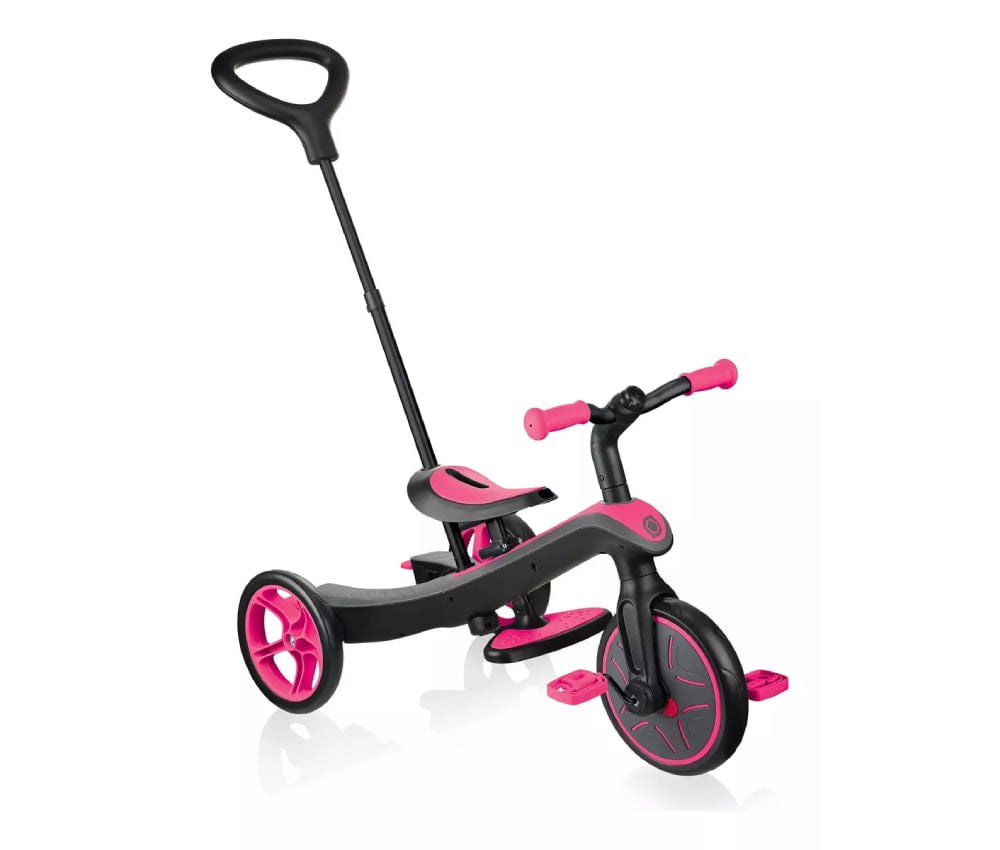 Triciclo 4 En 1 Explorer Teal Globber Color Rosado