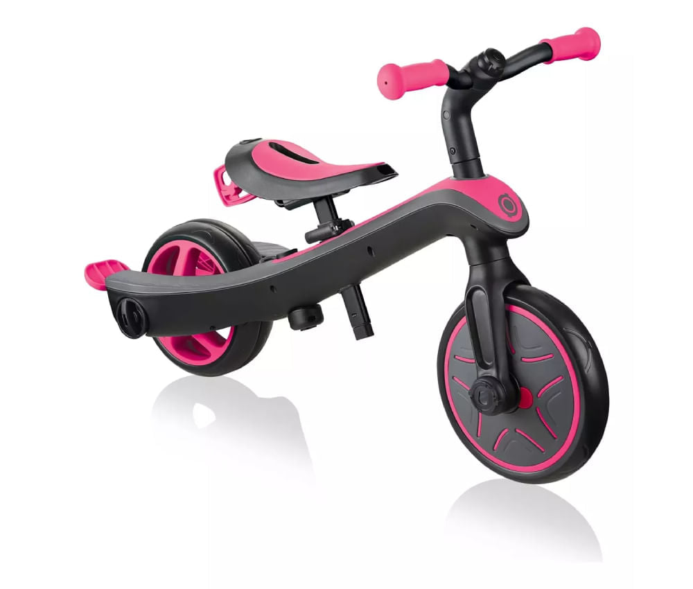 Triciclo 4 En 1 Explorer Teal Globber Color Rosado