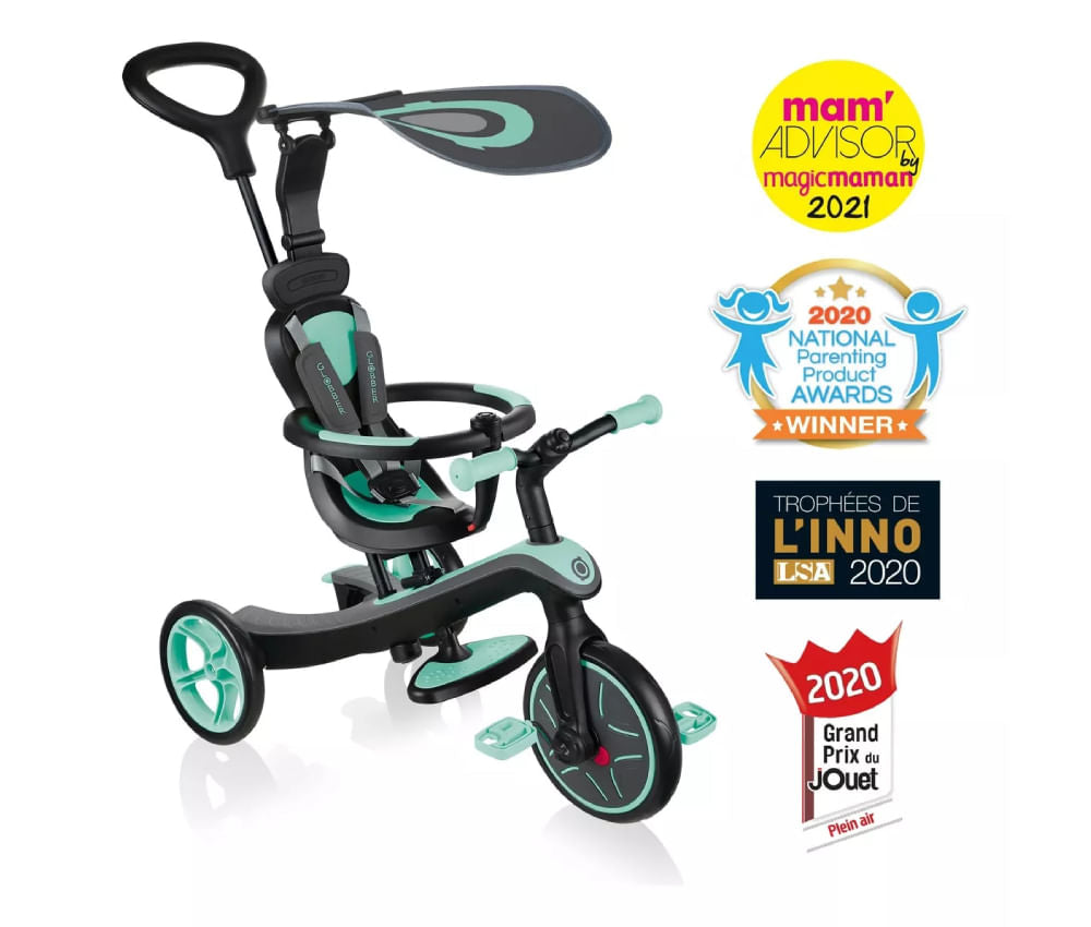 Globber Triciclo Explorer Trike 4 en 1 Mint  632-206-2