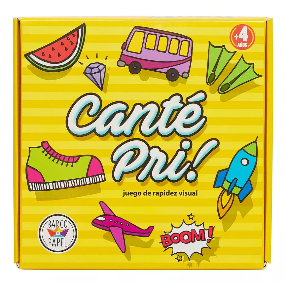 Juego De Mesa Cante Pri, Juego De Rapidez Visual 962015