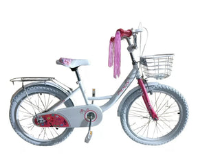 Bicicleta pritty blanca y rosa ZPYBC120ZN