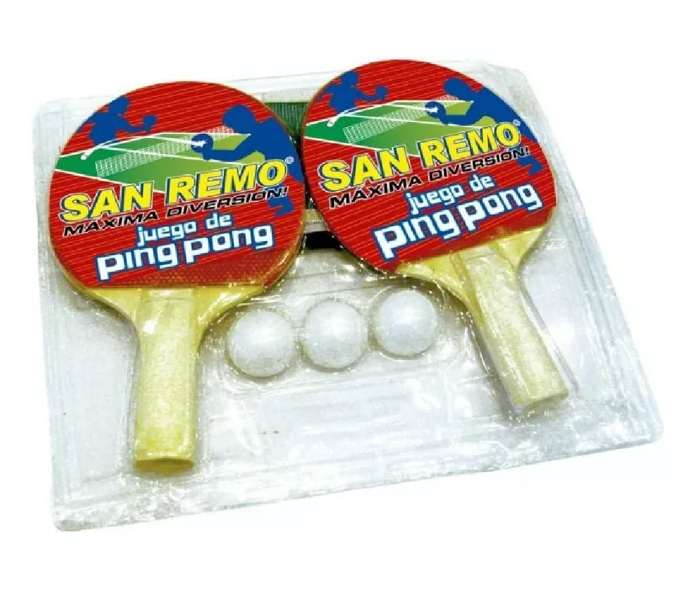 Set de Ping Pong con 3 Pelotas y Red 102838