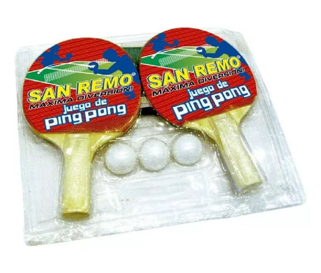 Set de Ping Pong con 3 Pelotas y Red 102838