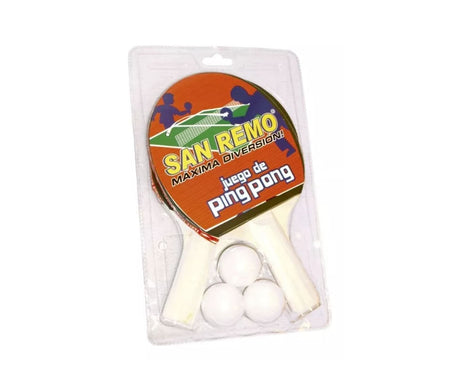 Juego de Ping Pong con 3 pelotas San Remo 98965