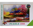 CASA EN EL RIO PAISAJE PRIMAVERA 8814 1500 PCS JIGSAW PUZZLE 1970536