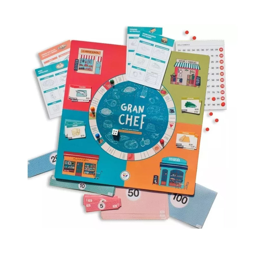 Juego De Mesa Gran Chef Didactico Habilidades Matematicas