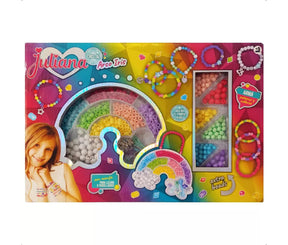 Juliana Cristal arcoiris set para armar pulseras y collares SISJUL093