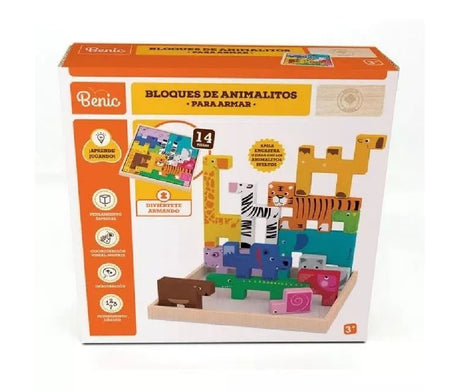 Benic Bloques Animalitos de Madera BE02