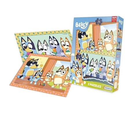 Puzzles x02 Bluey de 24 y 36 piezas BLU01193