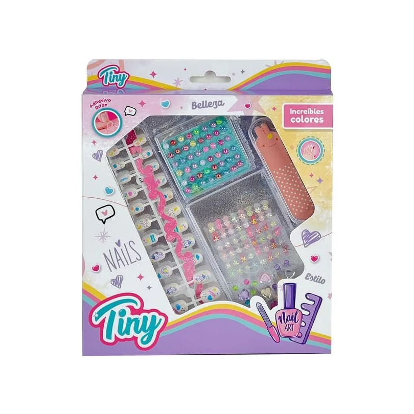Tiny Nail Art Set De Uñas Infantil Con Strass 53831