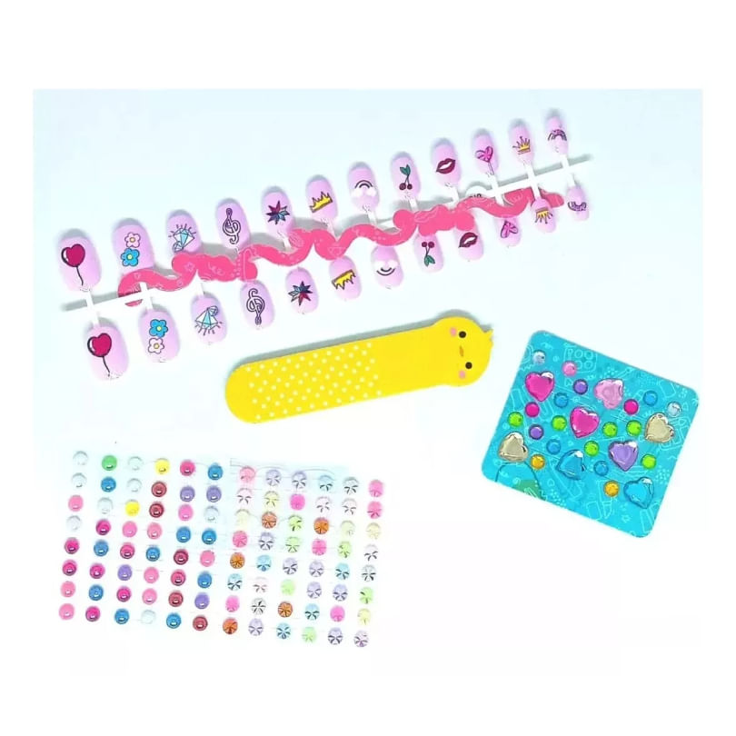 Tiny Nail Art Set De Uñas Infantil Con Strass 53831