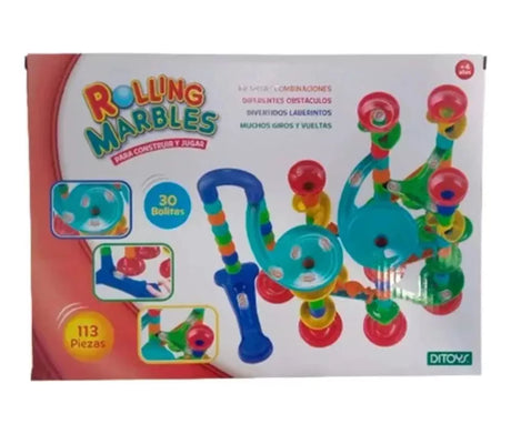 Laberinto De Bolitas Rolling Marbles 113 Piezas 2740 Ditoys