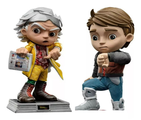 Combo 2 Figuras Volver Al Futuro Minico Iron Studios
