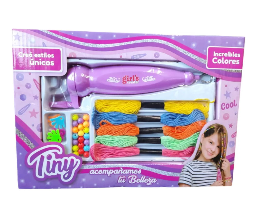 Tiny Fantasy Set de hilos con trenzador para armar bijouterie 53876