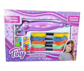 Tiny Fantasy Set de hilos con trenzador para armar bijouterie 53876