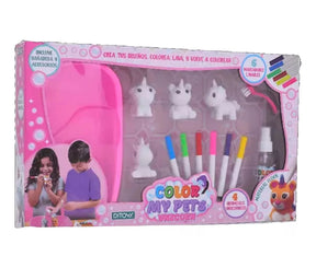 Color My Pets Unicorn Mascotas Para Pintar Y Lavar 2622