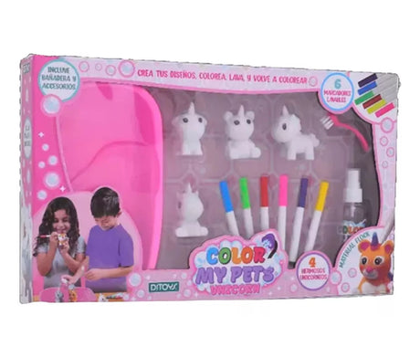 Color My Pets Unicorn Mascotas Para Pintar Y Lavar 2622
