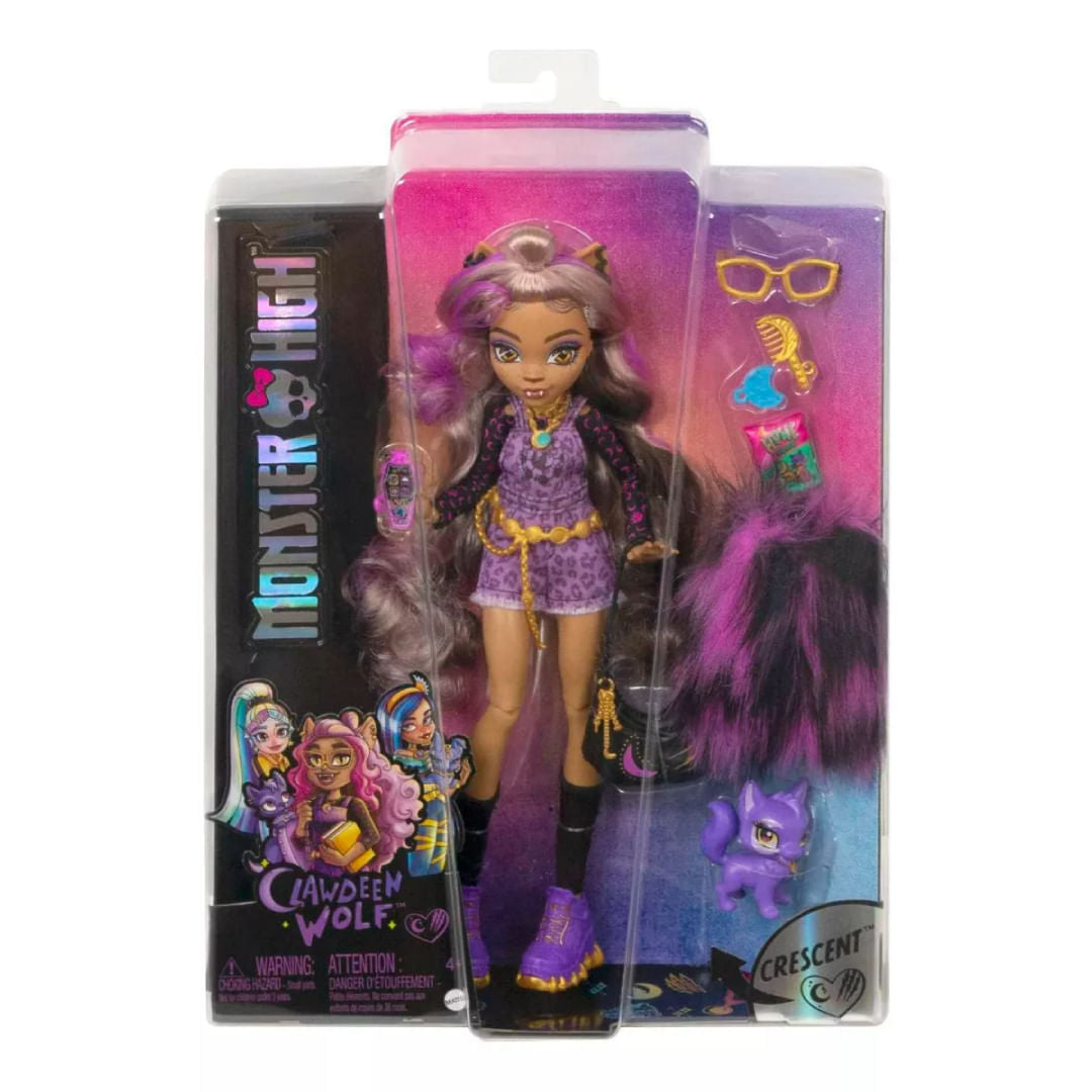 Monster High Muñeca Clawdeen con accesorios HHK52