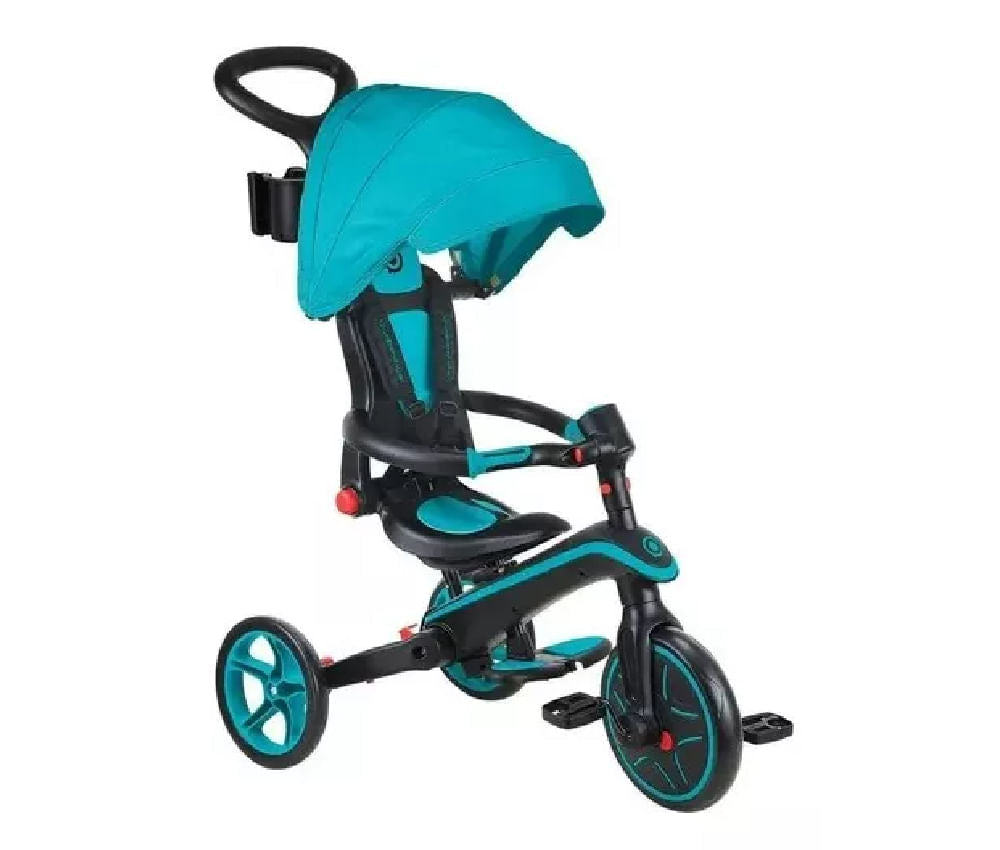 Globber Triciclo Explorer Trike Foldable 4 en 1 Teal 732-105