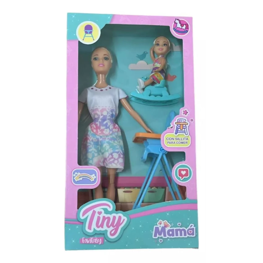Tiny Fantasy Mama con sillita de comer 54460