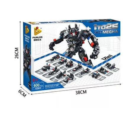 Bloques Robot Swat 600 Pzas 2076805