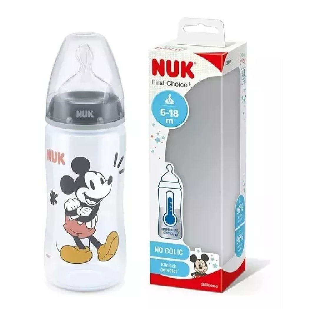 Nuk Mamadera First Choice + Disney Mickey & Minnie 300ml 06-18M 10741132B