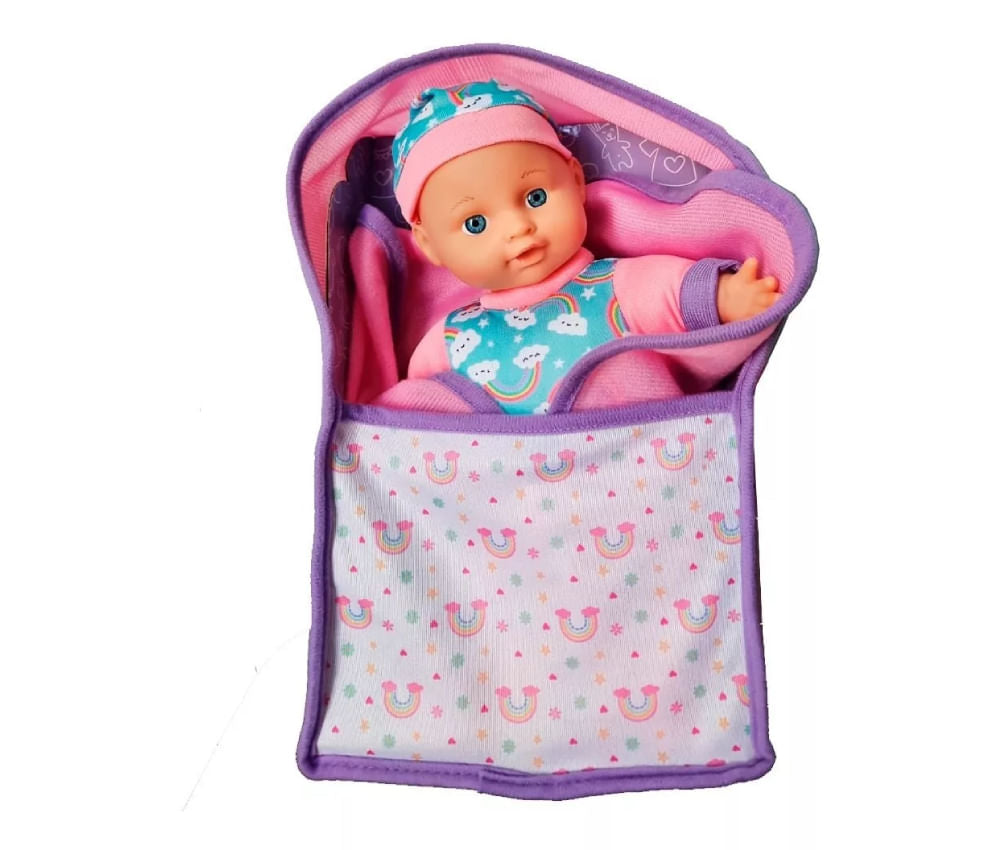 Tiny Bebote con mochila, mantita y sonidos de 27cm 53721