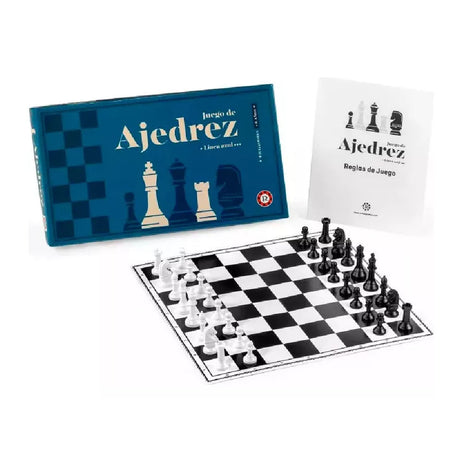 Ajedrez linea azul 0116119
