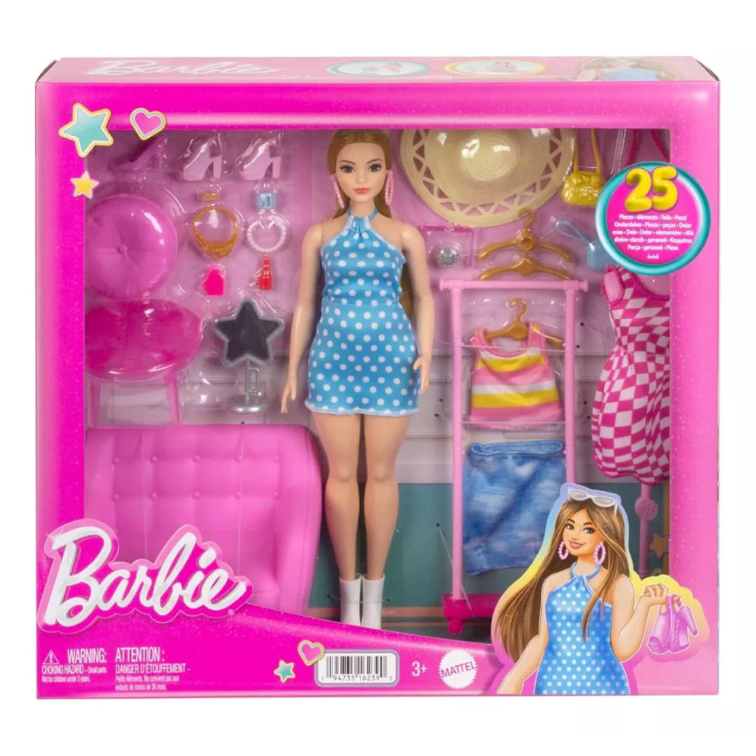 Barbie Muñeca Conjunto de Moda HPL78