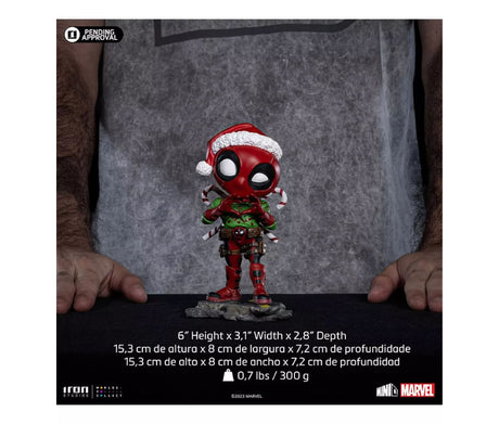 IRON STUDIOS DEADPOOL HOLIDAYS VERSION MINICO MARCAS89723-MC