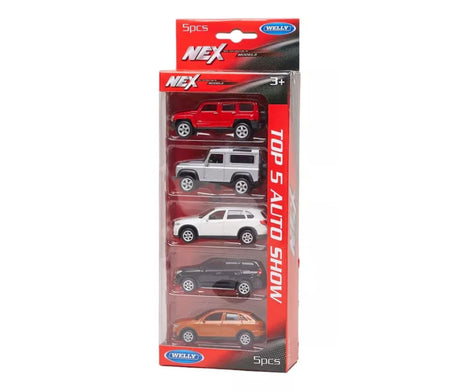 Welly 1:60 5 Piezas Rueda Libre 52020-5SG (Z)