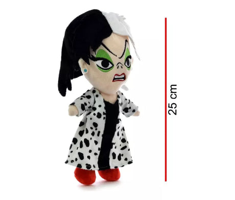Peluche Disney Villanos 101 Dalmatas Cruella 25cm VD002